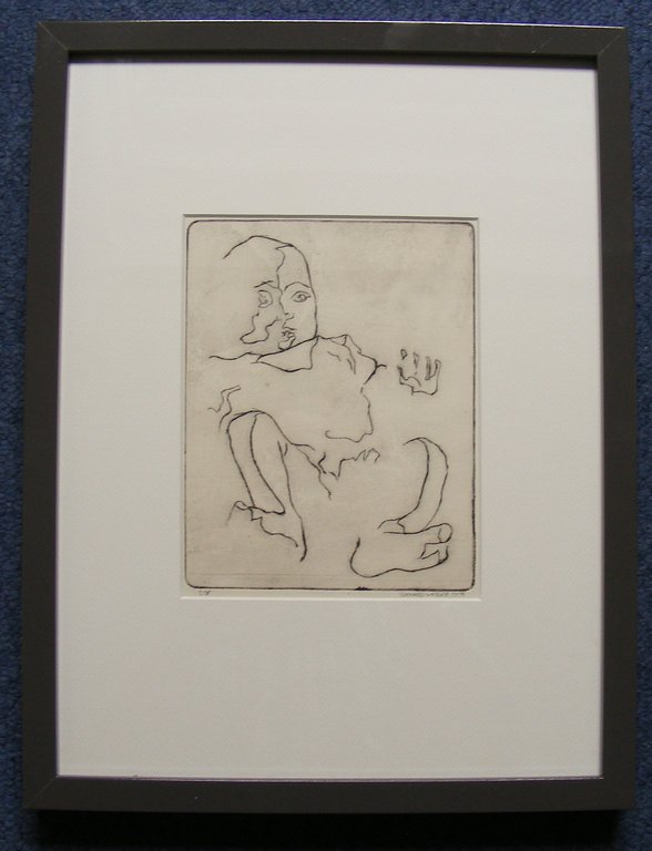 Richard Weber, ets, z.t. verkocht voor € 45!