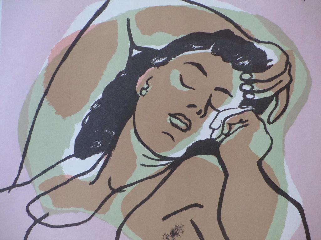 Jan van Keulen, Dormeuse, kleurenlitho kopen? Bied vanaf 25!