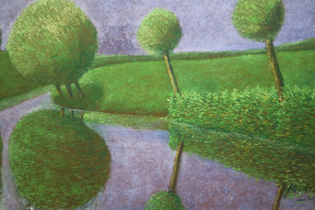 Johannes (Jo) Lodeizen (1892-1980) - olieverf op board - landschap (II) kopen? Bied vanaf 215!