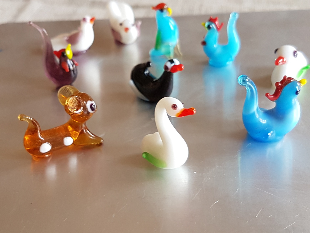 Miniature Murano glas-Venezia-Italia-Lot van 10pz kopen? Bied vanaf 1!