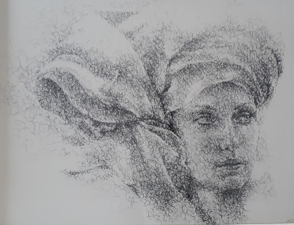 Gerard Bauwens, Tekening, Portret Dame kopen? Bied vanaf 1!