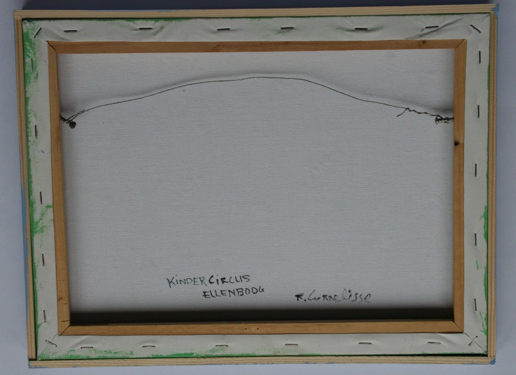 Ruud Cornelisse - Acrylverf op doek - kindercircus Elleboog kopen? Bied vanaf 60!