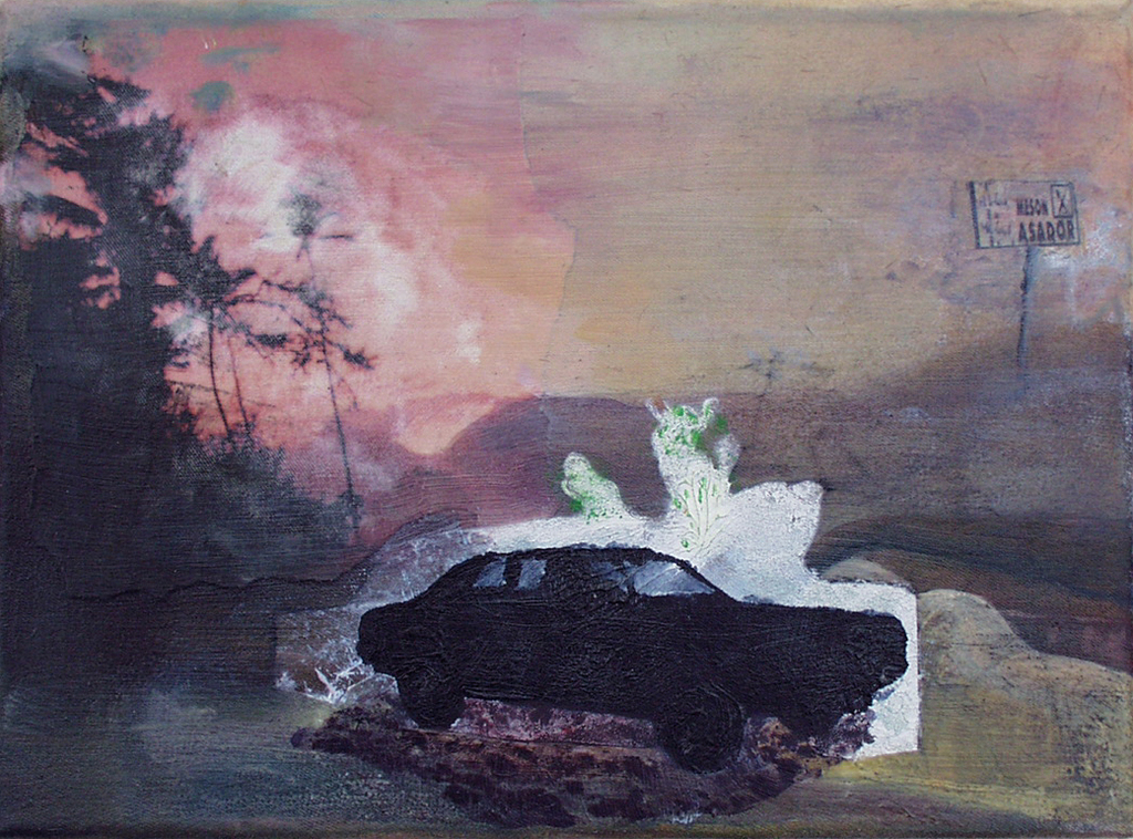 Teun Kok - Olieverf op doek - A car that doesn't go nowhere kopen? Bied vanaf 120!