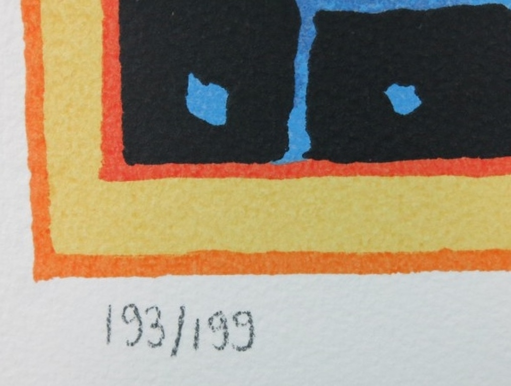 Martin Bradley: Zeefdruk, Morning Cockerel kopen? Bied vanaf 70!