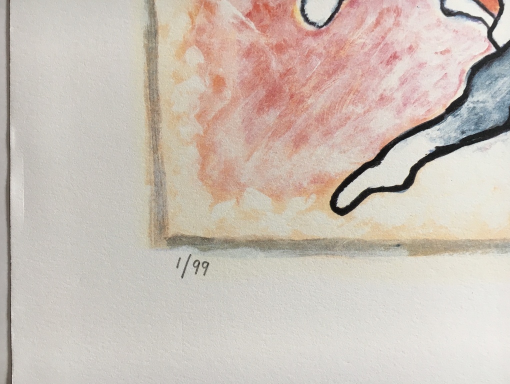 Herman Krikhaar, Litho, "La Dance" kopen? Bied vanaf 175!