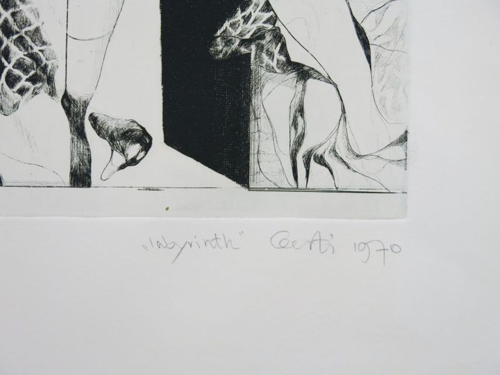 Gerti Bierenbroodspot: Ets, Labyrinth kopen? Bied vanaf 100!