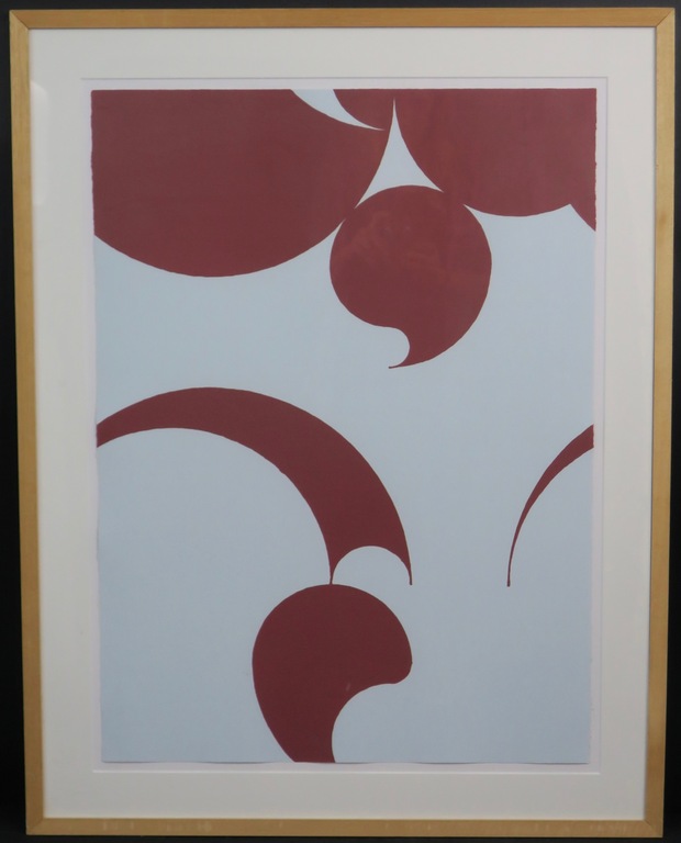 Leo Vroegindeweij: Zeefdruk, zonder titel -Ingelijst kopen? Bied vanaf 20!