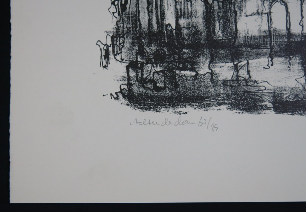 Dirkje Kuik: Litho, Achter de Dom kopen? Bied vanaf 50!
