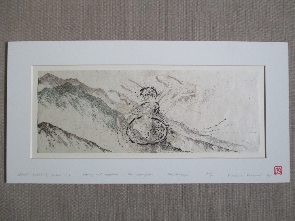 Marianne Korporaal, ets Satori Soractis 4b, 1990 kopen? Bied vanaf 1!