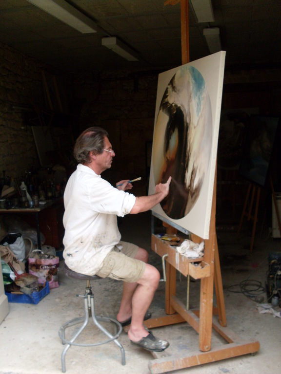 Christian Florio - Abstract, olieverf op doek (mooi ingelijst) kopen? Bied vanaf 200!