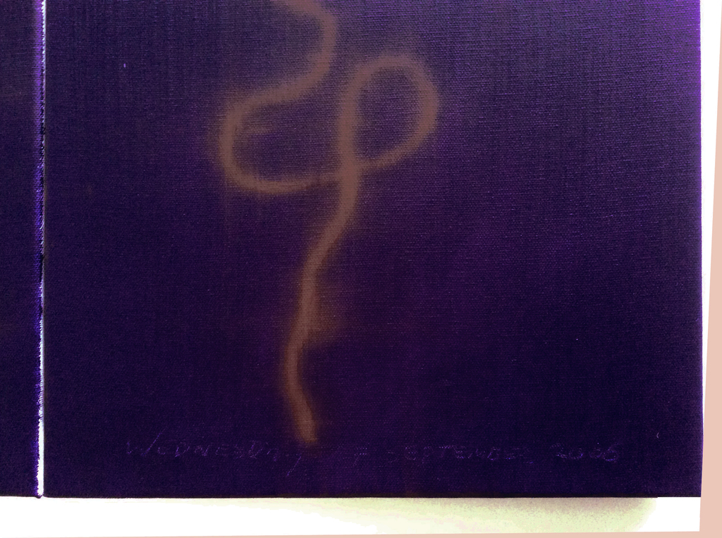 Jack Vissers "Day Threads" - tableau van 4 schilderijen, in violet kopen? Bied vanaf 1!