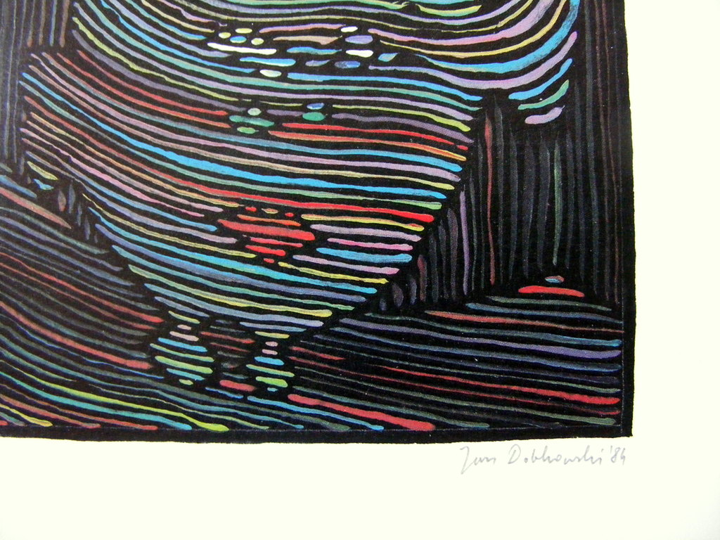 Jan Dobkowski, grafiek, "Motiv III", 1984 kopen? Bied vanaf 25!