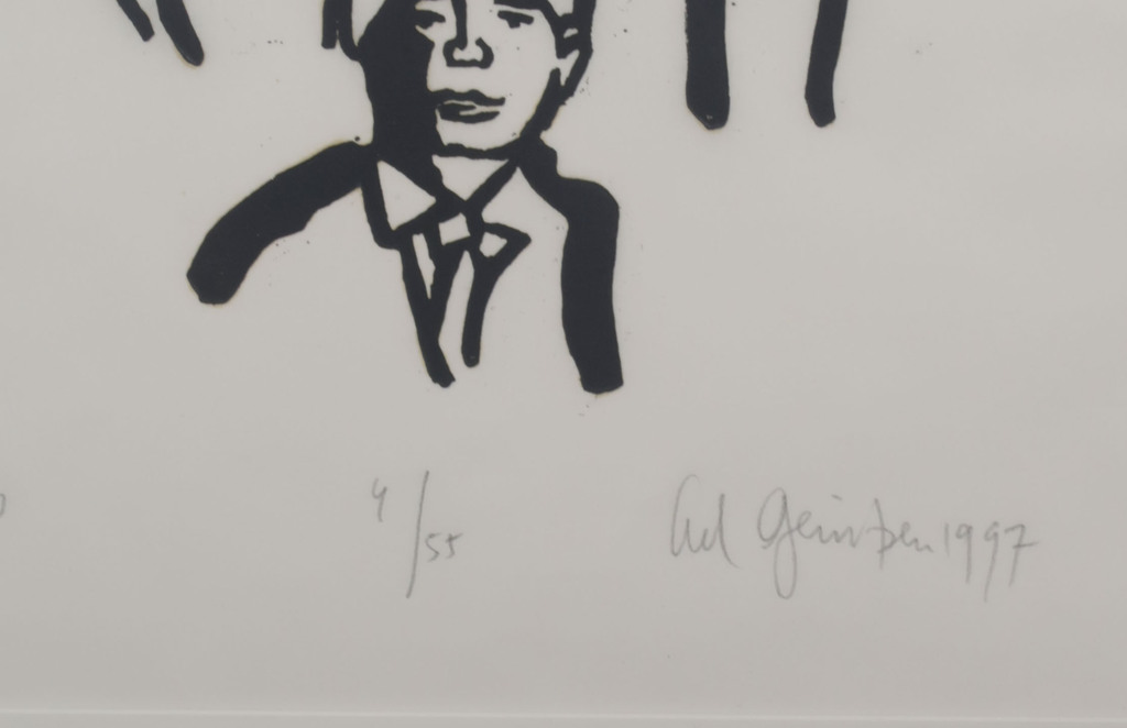 Ad Gerritsen: Lino op Rijstpapier, Master Class - Ingelijst kopen? Bied vanaf 20!