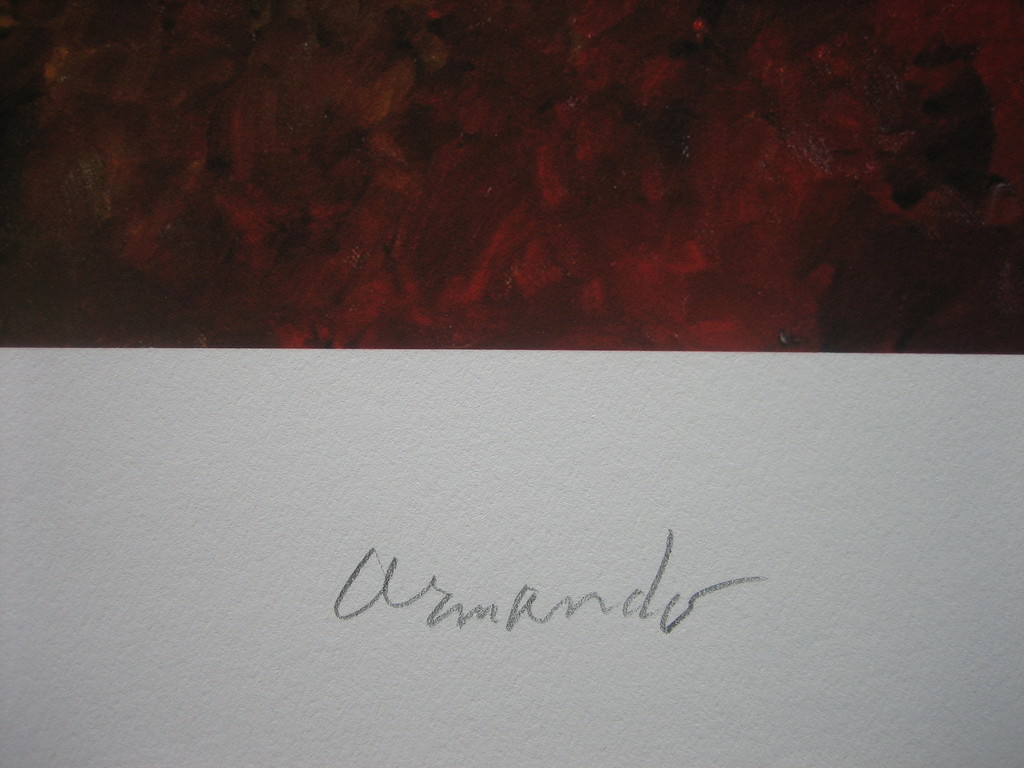 Armando - "Die Blume" - Giclee - Handgesigneerd - 2015 kopen? Bied vanaf 75!