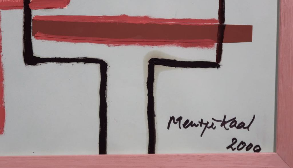 Meertje Kaal: Olieverf en collage op papier, Onze regenten... - Ingelijst kopen? Bied vanaf 1!