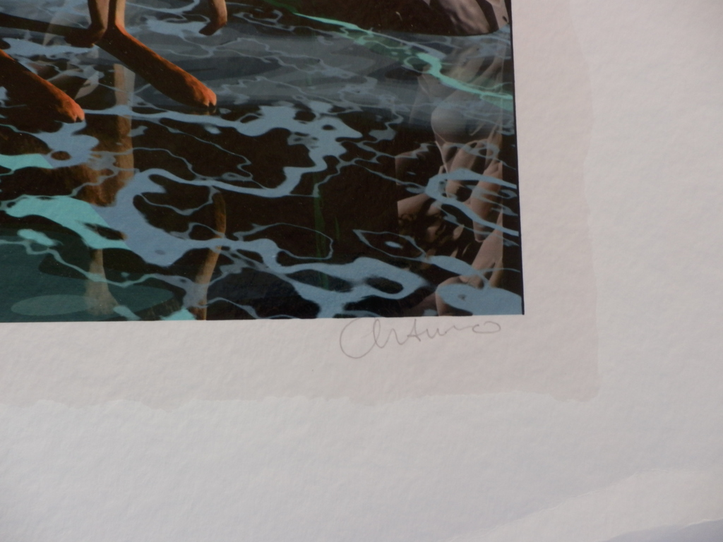 ARTURO Zeer Grote Giclee  STENEN ZUILEN kopen? Bied vanaf 60!