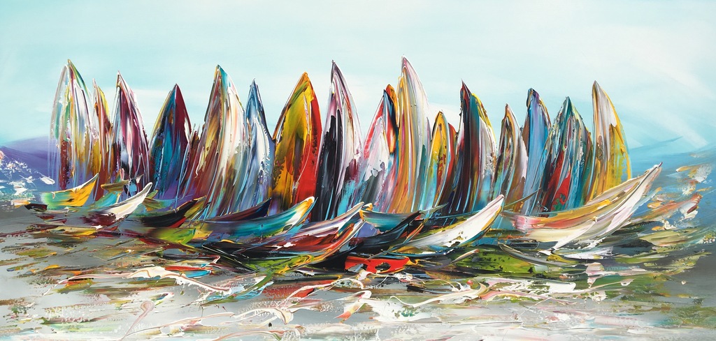 Gena - Dream Sailing - 2017 - Gesigneerd verkocht voor € 250!