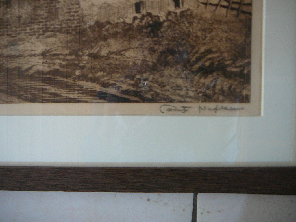 2 etsen van Mie Peels (Pils) en de Aalsterhut door Constant Nefkens  kopen? Bied vanaf 200!