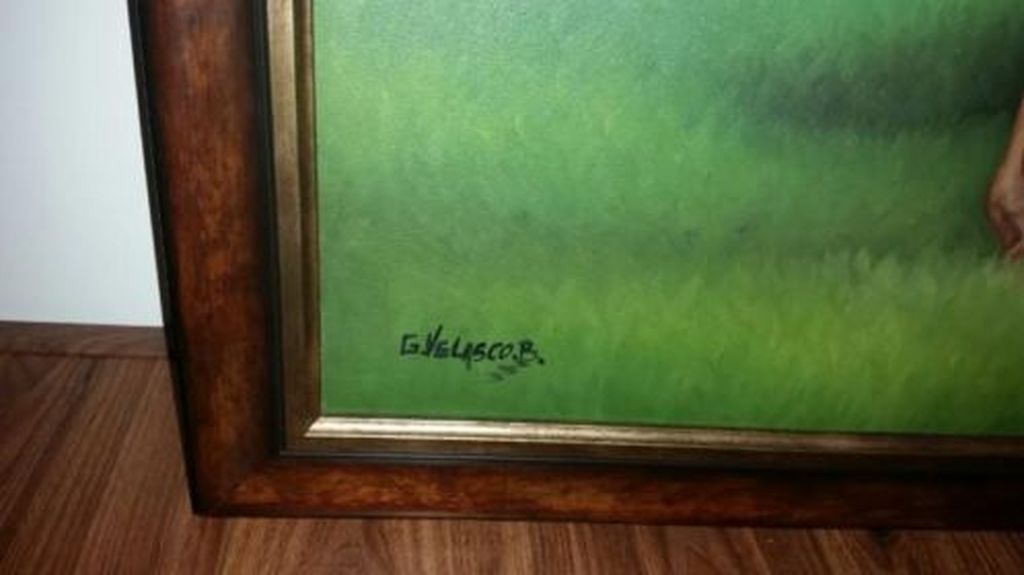 Paard Portret, Olieverf - Gesigneerd en ingelijst 118 x 98 kopen? Bied vanaf 350!