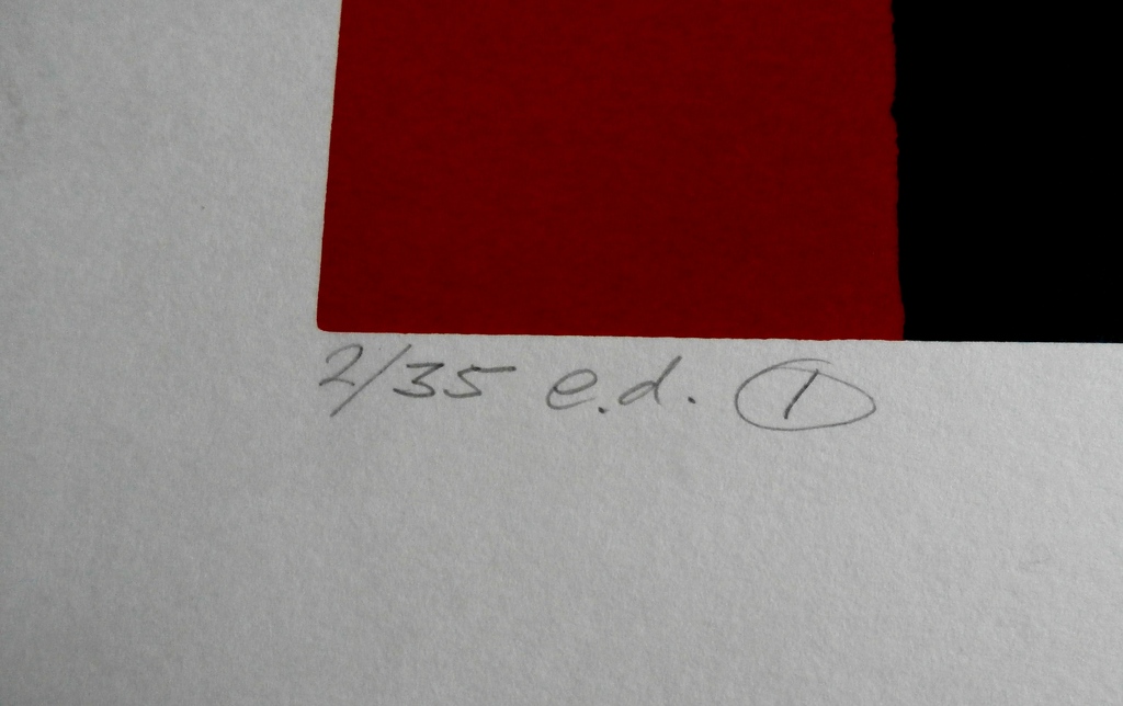 Gijs Keizer - Zeefdruk: compositie - 1996 - Groot! kopen? Bied vanaf 35!