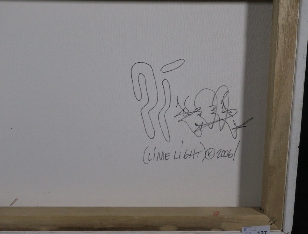 KOOR: Spray paint op doek, Lime light kopen? Bied vanaf 200!