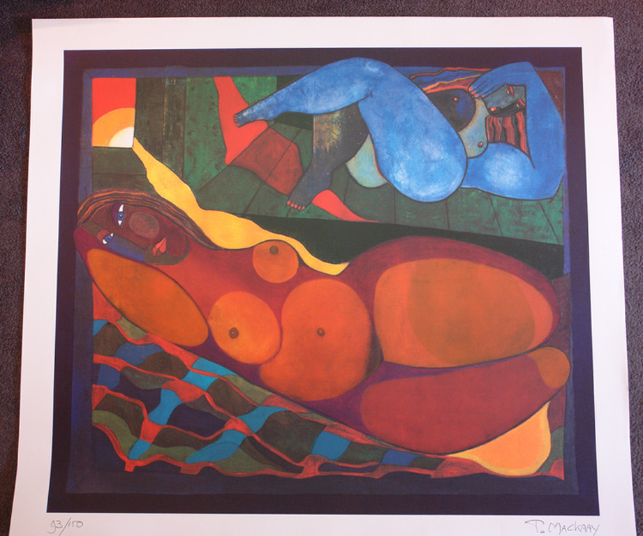 Theo Mackaay, zeefdruk kopen? Bied vanaf 100!