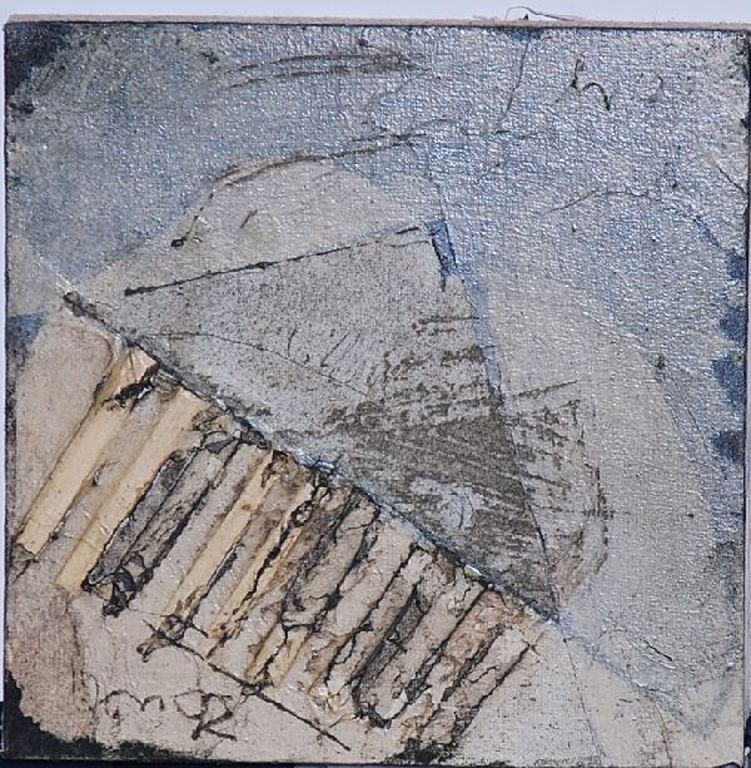 Leo de Jong: Olieverf op doek/paneel. Abstract verkocht voor € 36!