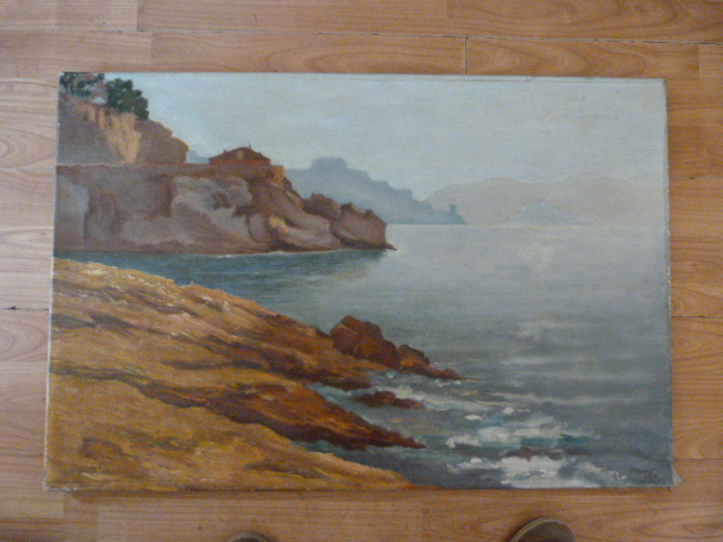 J,P, Louwerse - schilderij - gedateerd 1938. kopen? Bied vanaf 1!