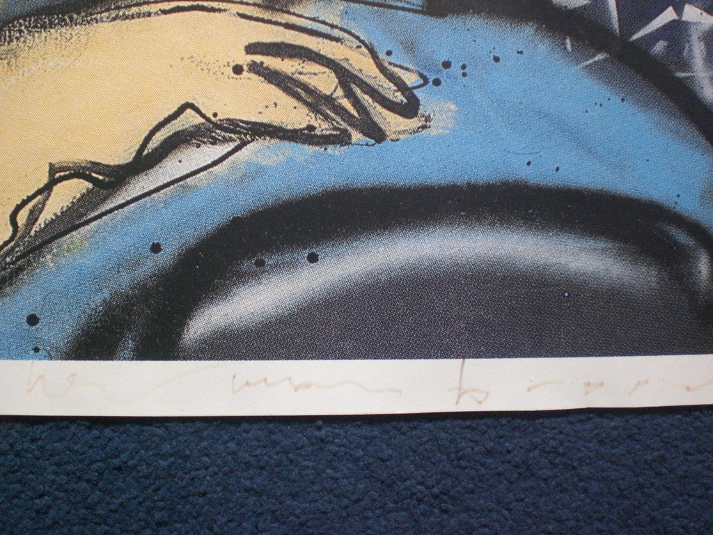 Herman Brood: Jet Up A Rock, zeefdruk op papier kopen? Bied vanaf 60!