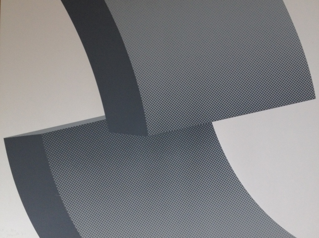 Geometrisch abstract werk van Yvonne Kracht.  kopen? Bied vanaf 25!
