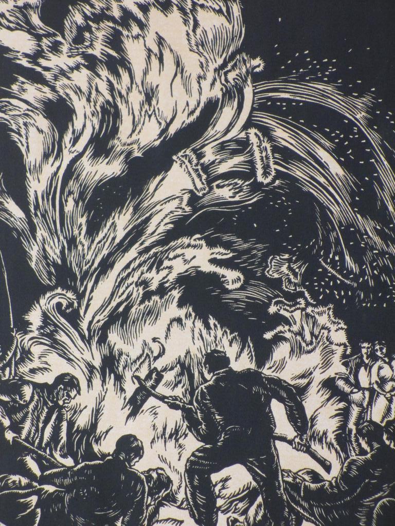 E.Miller-von Hauenfels, Johannisfeuer, Houtsnede kopen? Bied vanaf 25!