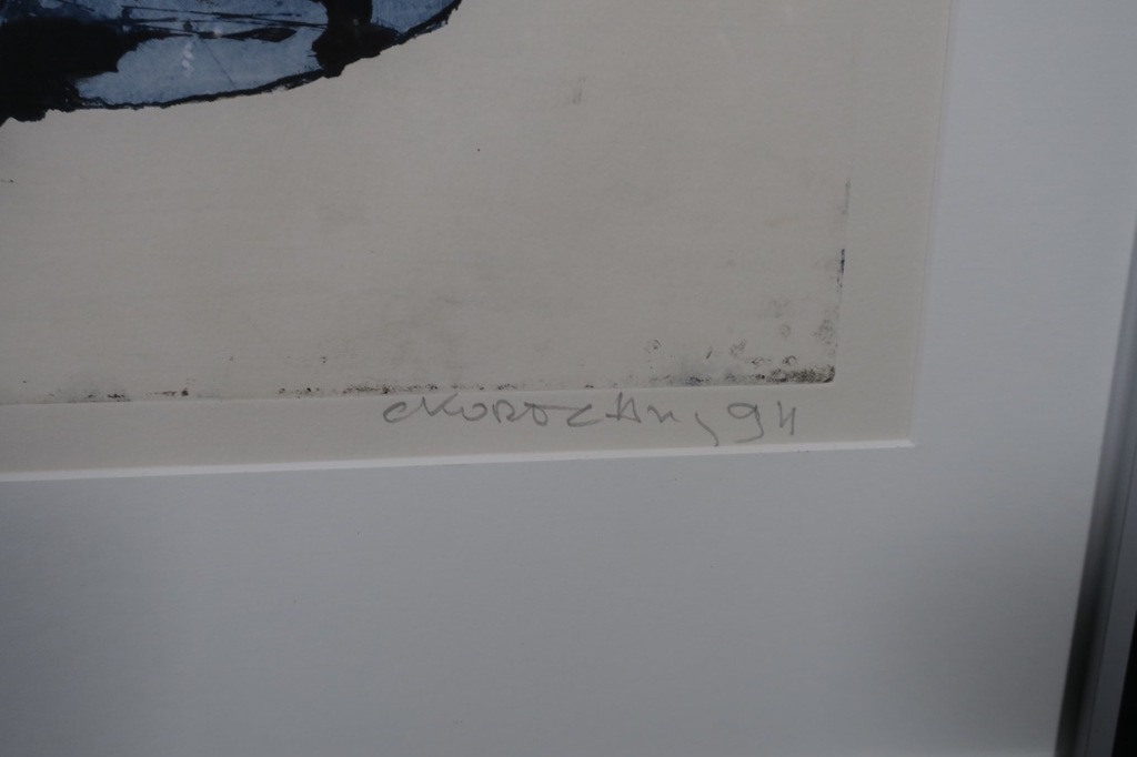 Cees Kortlang: Ets, Vrouw - Ingelijst kopen? Bied vanaf 40!