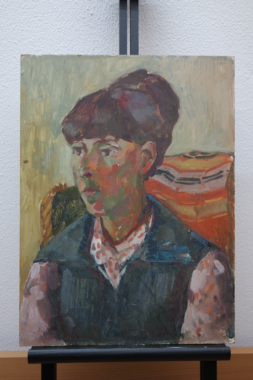 Albert van DALSUM (1889 - 1971) - olieverf op board - vrouwenportret kopen? Bied vanaf 55!