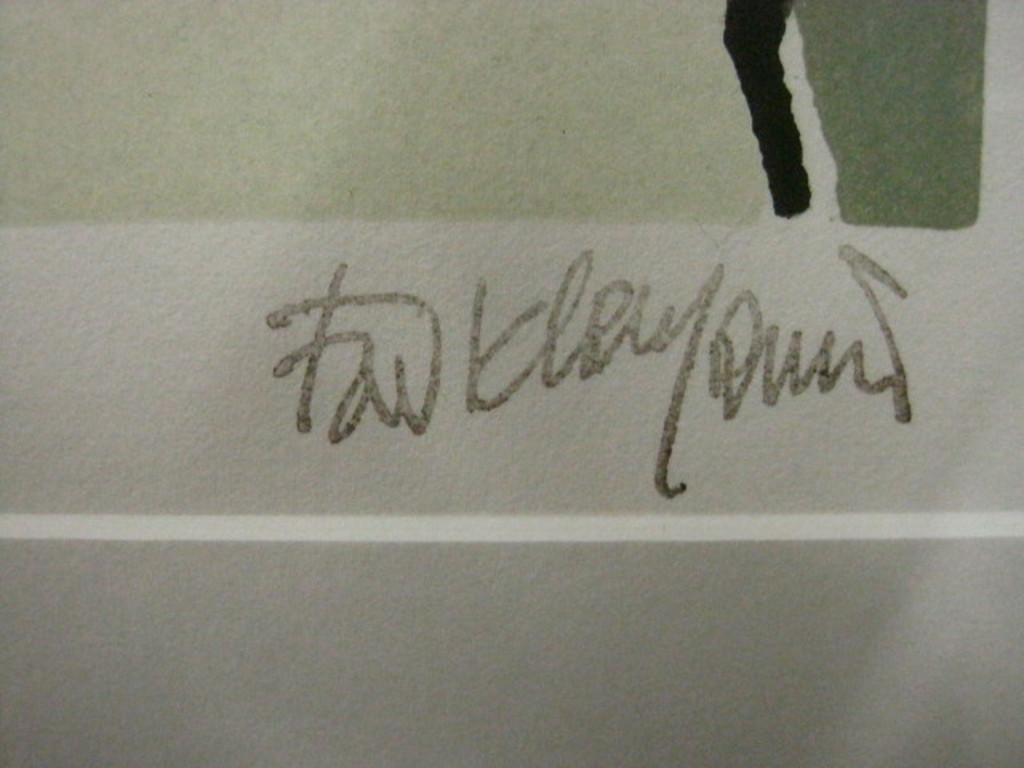 Uniek! nr2 van 150 eigen druk Fon Klement "au pres de mes roses" handgesigneerd kopen? Bied vanaf 1!