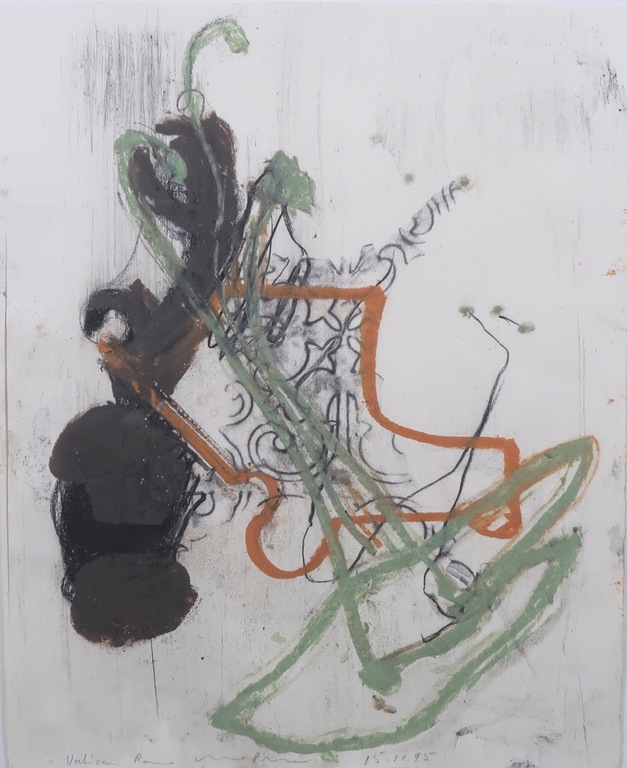 Uwe Poth: Gemengde techniek, Vatican Roma XXV - Ingelijst kopen? Bied vanaf 60!