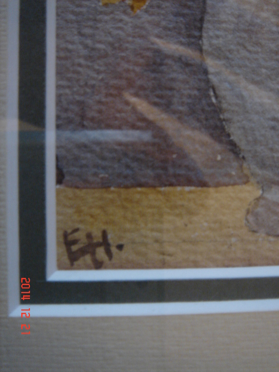 aquarel bloemen met vaas kopen? Bied vanaf 40!