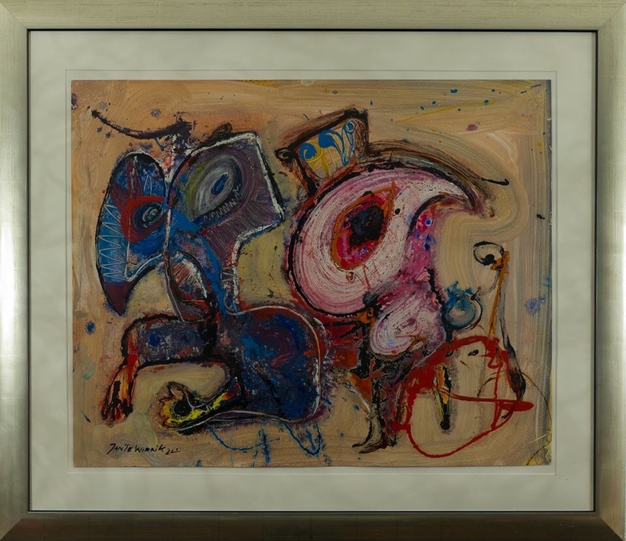 Mooie Jan te Wierik, Gemengde technieken verkocht voor € 1150!