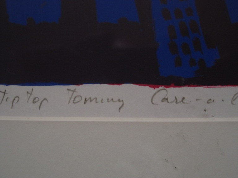 Frank Rosen (1946-) exclusieve zeefdruk "Tip Top" potloodgesigneerd 33/90 kopen? Bied vanaf 1!