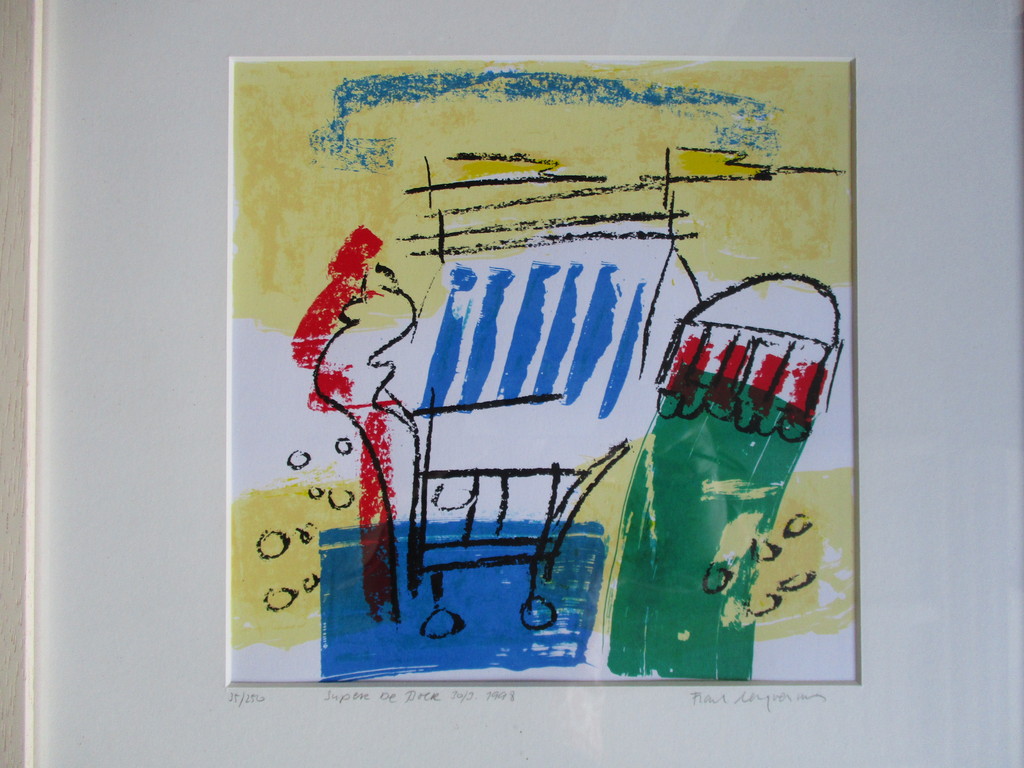 Frank Lengvenius: litho, 2 stuks handgesigneerd kopen? Bied vanaf 40!