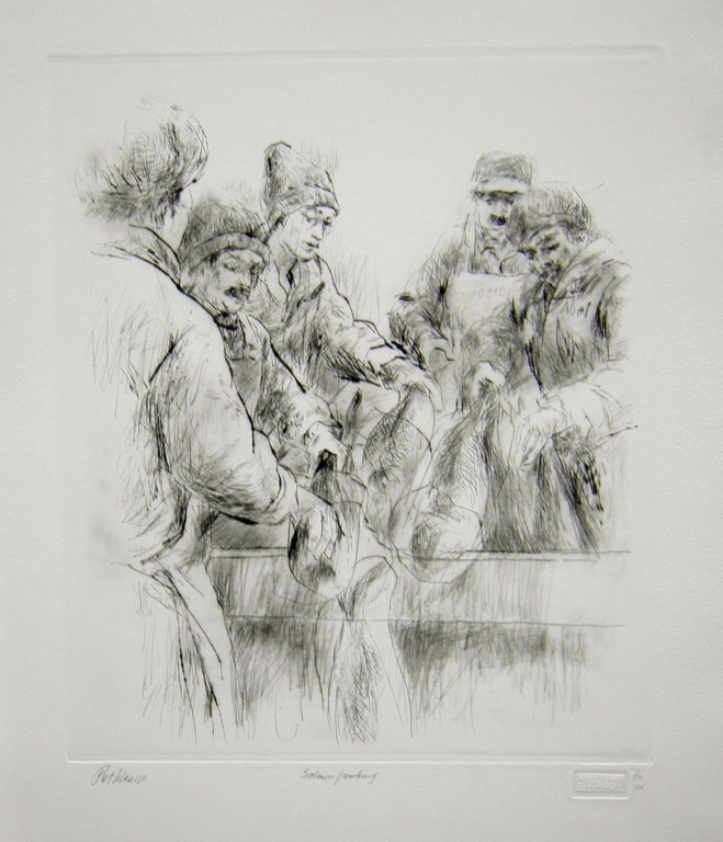 Piet Klaasse, droge naald: Salmon packing kopen? Bied vanaf 10!