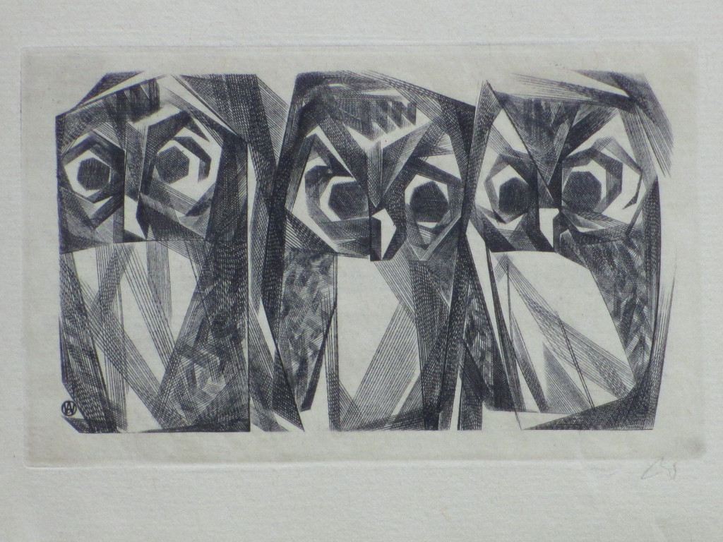 Wim Zwiers, Drie uiltjes, Ets kopen? Bied vanaf 35!