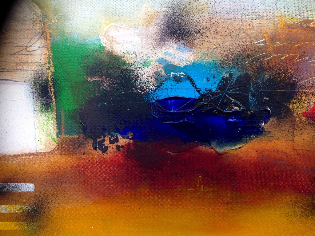 Theo Koster - Theo koster,schilderij, crossing borders kopen? Bied vanaf 350!