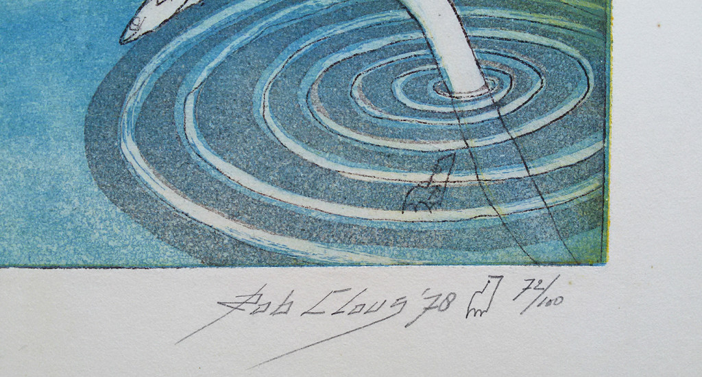 Rob Clous - Feestschip, aquatint ets kopen? Bied vanaf 25!