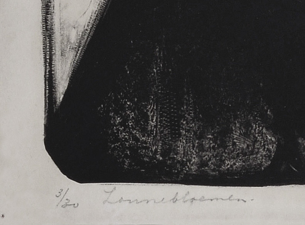 Aart van Dobbenburgh: Litho – Zonnebloemen - 1923 kopen? Bied vanaf 35!