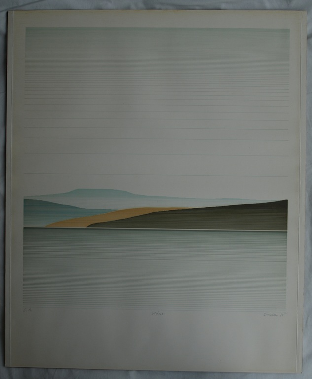 Claudia Keller : Zeefdruk , Küste – gesigneerd – 1980 - E.A. kopen? Bied vanaf 1!