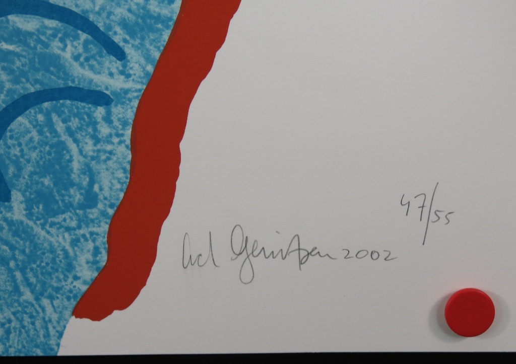 Ad Gerritsen: Zeefdruk, Slapende vrouw kopen? Bied vanaf 35!