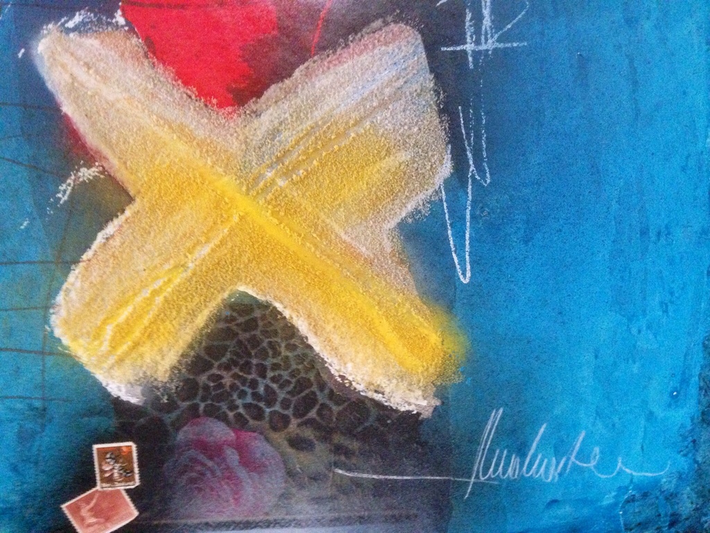 Theo koster,  gemengde techniek , missing kopen? Bied vanaf 1!