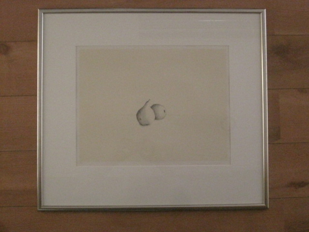 Metten Koornstra 1912-1978 - grote lithografie "2 peren" gesigneerd 1972  kopen? Bied vanaf 1!