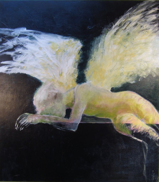 Schilderij Louise Kleinherenbrink 'Verdriet'  - Blerick / Ruurlo verkocht voor € 195!