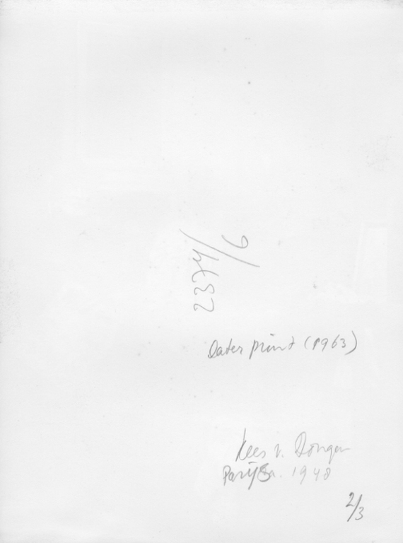 Jo Bokma, Portret Kees van Dongen in Parijs, ca. 1949  kopen? Bied vanaf 100!